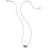 image:imageKendra Scott Grayson Stone Pendant Necklace in Dichroic Glass RhodiumPlated Brass Fashion Jewelry for Women