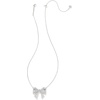 image:imageKendra Scott Krista Bow Short Pendant Necklace Fashion Jewelry for WomenRHODIUM  WHITE MIX