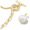 image:imageKendra Scott Leighton Pearl Chain NecklaceGOLD  WHITE PEARL