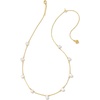 image:imageKendra Scott Leighton Pearl Strand NecklaceGOLD  WHITE PEARL