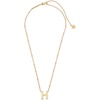 image:imageKendra Scott Letters AZ Pendant Necklace for Women Fashion Jewelry 14k GoldPlated BrassLetter H