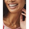 image:imageKendra Scott Letters AZ Pendant Necklace for Women Fashion Jewelry 14k GoldPlated BrassLetter I