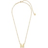 image:imageKendra Scott Letters AZ Pendant Necklace for Women Fashion Jewelry 14k GoldPlated BrassLetter M