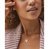 image:imageKendra Scott Letters AZ Pendant Necklace for Women Fashion Jewelry 14k GoldPlated BrassLetter N