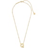 image:imageKendra Scott Letters AZ Pendant Necklace for Women Fashion Jewelry 14k GoldPlated BrassLetter Q