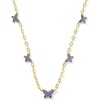 image:imageKendra Scott Lillia Crystal Strand Necklace Fashion Jewelry for WomenGOLD  BLUE CRYSTAL