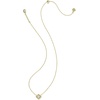 image:imageKendra Scott Mallory Crystal Short Pendant NecklaceGOLD WHITE CZ