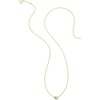 image:imageKendra Scott Marisa 18k Yellow Gold Oval Solitaire Pendant NecklaceBLUE TOPAZ