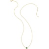 image:imageKendra Scott Marisa 18k Yellow Gold Oval Solitaire Pendant NecklaceEMERALD