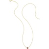 image:imageKendra Scott Marisa 18k Yellow Gold Oval Solitaire Pendant NecklaceGARNET
