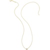 image:imageKendra Scott Marisa 18k Yellow Gold Oval Solitaire Pendant NecklaceWHITE DIAMOND