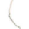 image:imageKendra Scott Markie Half Chain Necklace Fashion Jewelry for WomenRHODIUMFRESHWATER CULTURED PEARL