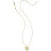 image:imageKendra Scott Meredith Charm Necklace 18k Gold Vermeil DemiFine Jewelry for Women White Topaz