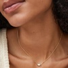 image:imageKendra Scott Mini Elisa 14k GoldPlated Satellite Short Pendant Necklace Fashion Jewelry for WomenGOLD  DICHROIC GLASS