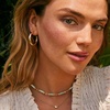 image:imageKendra Scott Mini Elisa 14k GoldPlated Satellite Short Pendant Necklace Fashion Jewelry for WomenGOLD  DICHROIC GLASS