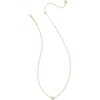 image:imageKendra Scott Mini Elisa 14k GoldPlated Satellite Short Pendant Necklace Fashion Jewelry for WomenGOLD  IVORY MOTHER OF PEARL