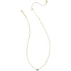 image:imageKendra Scott Mini Elisa 14k GoldPlated Satellite Short Pendant Necklace Fashion Jewelry for WomenGOLD  TURQUOISE