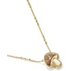 image:imageKendra Scott Mushroom Short Pendant Necklace 14k GoldPlated Brass Brown Mix