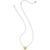 image:imageKendra Scott Softball Short Pendant NecklaceSILVERPLATED