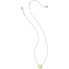image:imageKendra Scott Tennis Short Pendant Necklace Fashion Jewelry for WomenRHODIUM  CHARTREUSE MAGNESITE