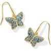 image:imageKendra Scott 14k GoldPlated Lillia Crystal Drop Earrings in Blue Green Crystal Fashion Jewelry for Women