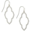 image:imageKendra Scott Abbie Small Open Frame Earring Fashion Jewelry for WomenRHODIUM
