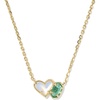 image:imageKendra Scott Ari Heart Emilie Pendant Necklace Fashion Jewelry for WomenGOLD  OPALITE ILLUSION AND LONDON BLUE GLASS