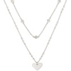 image:imageKendra Scott Ari Heart Multistrand Necklace Fashion Jewelry for WomenRHODIUM METAL