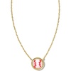 image:imageKendra Scott Baseball Short Pendant Necklace Fashion Jewelry for WomenGOLD