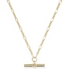 14K YELLOW GOLD OVER BRASS