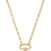 image:imageKendra Scott Bristol Link Necklace 18K Gold Vermeil DemiFine Jewelry for Women White Sapphire