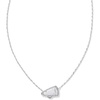 image:imageKendra Scott Cheer Short Pendant Necklace Fashion Jewelry for WomenRHODIUM  WHITE MOTHER OF PEARL