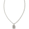 Letter B (RHODIUM-PLATED)