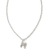 Letter M (RHODIUM-PLATED)