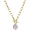 image:imageKendra Scott Daphne Link Chain Necklace Fashion Jewelry for WomenGold  Amethyst