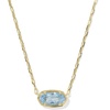 image:imageKendra Scott Elisa Luxe Pendant Necklace Fashion Jewelry for WomenGOLDLIGHT BLUE CUBIC ZIRCONIA