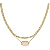 image:imageKendra Scott Elisa Multi Strand Necklace for Women Fashion JewelryGOLD  ROSE QUARTZ