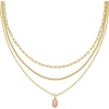 image:imageKendra Scott Elisa Triple Strand Necklace Fashion Jewelry for WomenCARNATION KYOCERA OPAL