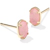 image:imageKendra Scott Emilie Stud Earrings in Light Pink Drusy 14k Gold Plated Brass Fashion Jewelry for Women
