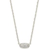 image:imageKendra Scott Grayson Crystal Pendant Necklace Fashion Jewelry for WomenRHODIUM  WHITE CUBIC ZIRCONIA