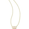 image:imageKendra Scott Grayson Stone Pendant Necklace in Iridescent Drusy 14k GoldPlated Brass Fashion Jewelry for Women