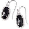 RHODIUM - BLACK OPAQUE GLASS