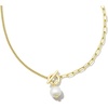 image:imageKendra Scott Leighton Pearl Chain NecklaceGOLD  WHITE PEARL