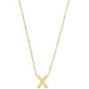 image:imageKendra Scott Letters AZ Pendant Necklace for Women Fashion Jewelry 14k GoldPlated BrassLetter X