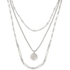 image:imageKendra Scott Medallion Triple Strand Necklace Fashion Jewelry for WomenRHODIUM