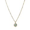 image:imageKendra Scott Melinda Short Pendant Necklace 14k Gold Plated Brass Aqua Illusion Fashion Jewelry for Women