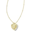 image:imageKendra Scott Meredith Charm Necklace 18k Gold Vermeil DemiFine Jewelry for Women White Topaz