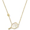image:imageKendra Scott Pickleball Short Pendant Necklace Fashion Jewelry for WomenGOLD  IVORY MOTHER OF PEARL
