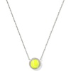image:imageKendra Scott Tennis Short Pendant Necklace Fashion Jewelry for WomenRHODIUM  CHARTREUSE MAGNESITE