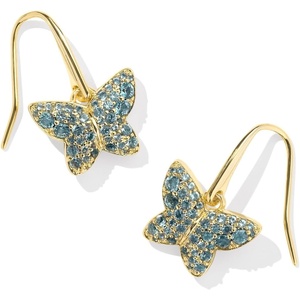 image:imageKendra Scott 14k GoldPlated Lillia Crystal Drop Earrings in Blue Green Crystal Fashion Jewelry for Women